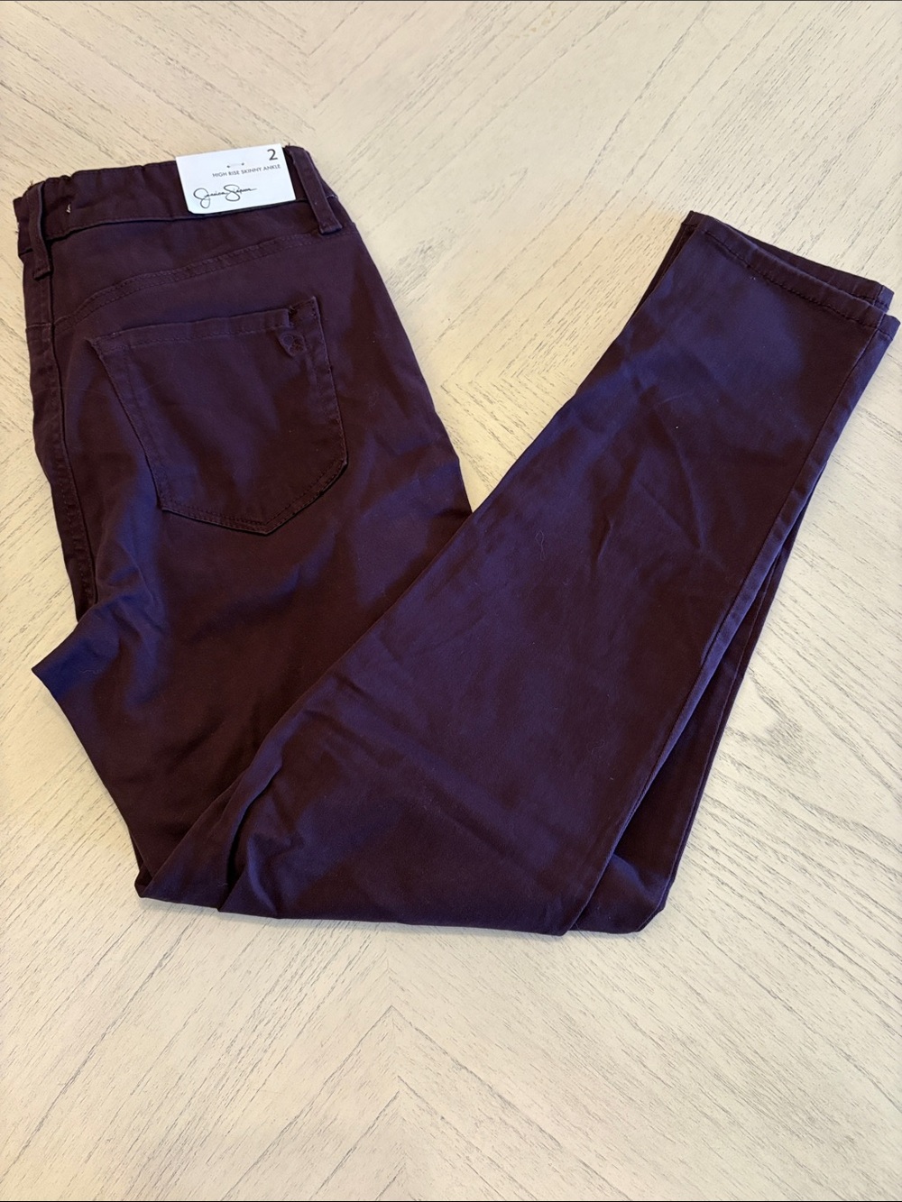 Jessica Simpson Skinny Jeans in Deep Plum [PH1]